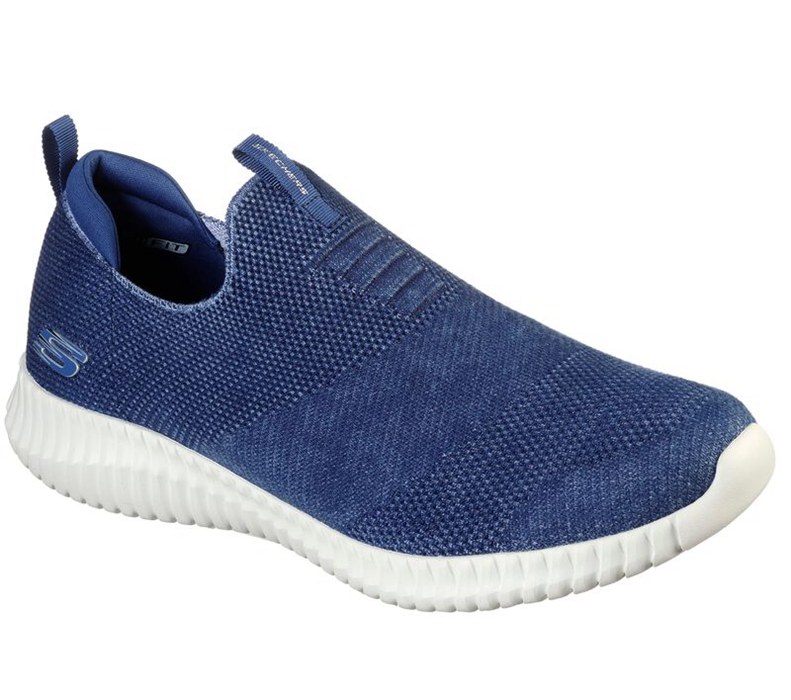 Skechers Herr Marinblå Slip On - Elite Flex - Azarak - Sverige (CIMUE-9574)